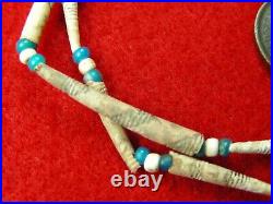 SHELL and TRADE BEAD 20 NECKLACE EX BERG WASHINGTON Authentic Indian Relics