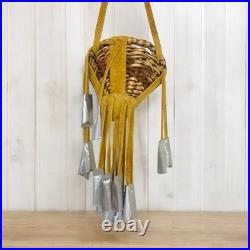 Set of 3 Apache or Yavapai-Apache Mini Burden Basket Rattles with Cones