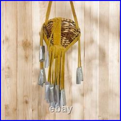 Set of 3 Apache or Yavapai-Apache Mini Burden Basket Rattles with Cones