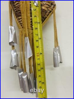 Set of 3 Apache or Yavapai-Apache Mini Burden Basket Rattles with Cones