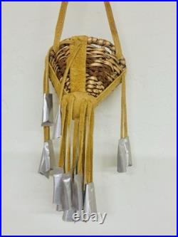 Set of 3 Apache or Yavapai-Apache Mini Burden Basket Rattles with Cones
