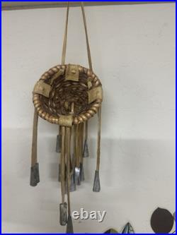 Set of 3 Apache or Yavapai-Apache Mini Burden Basket Rattles with Cones