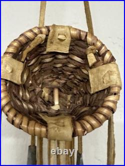 Set of 3 Apache or Yavapai-Apache Mini Burden Basket Rattles with Cones Set of 3 Apache or Yavapai-Apache Mini Burden Basket Rattles with Cones