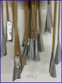 Set of 3 Apache or Yavapai-Apache Mini Burden Basket Rattles with Cones