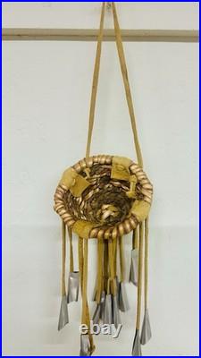 Set of 3 Apache or Yavapai-Apache Mini Burden Basket Rattles with Cones