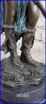 Sign Milo Native American Indian Girl Bronze Sculpture Figure Statue Figure Art