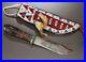 Sioux Indian Beaded Hide Knife Sheath Native American Leather Knife Cover