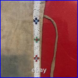 Sioux Style Beaded Pipe Bags Lot Of 2