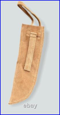 Sioux Tribe Native American Indian Beaded Knife Sheath Suede Leather Cover
