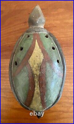 Southwest Indian Native American Painted Pottery Turtle Figure Navajo Tribe