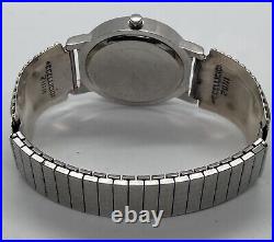 Sterling Silver Mens Watch Tips Native American Zuni Signed HE Cellicion Working