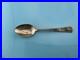 Sterling Silver Native American Indian Paiute Washoe Turquoise Thunderbird Spoon