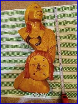 Stu Martin 14 Wood Carved Native American Indian Carving