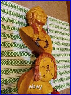 Stu Martin 14 Wood Carved Native American Indian Carving