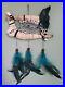 Taxidermy Bone Dream Catcher Skull Oddity Skeleton Beads Gems Crystals