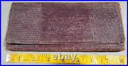 VINTAGE CATOOSA I. T. INDIAN TERRITORY OKLAHOMA BILLFOLD WALLET With EAGLE vafo