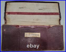 VINTAGE CATOOSA I. T. INDIAN TERRITORY OKLAHOMA BILLFOLD WALLET With EAGLE vafo