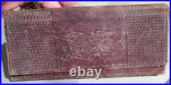VINTAGE CATOOSA I. T. INDIAN TERRITORY OKLAHOMA BILLFOLD WALLET With EAGLE vafo