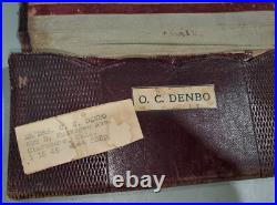 VINTAGE CATOOSA I. T. INDIAN TERRITORY OKLAHOMA BILLFOLD WALLET With EAGLE vafo