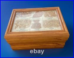 VTG Navajo Medicine Chart Wooden Box Arletta Henderson Native American 8x6x4