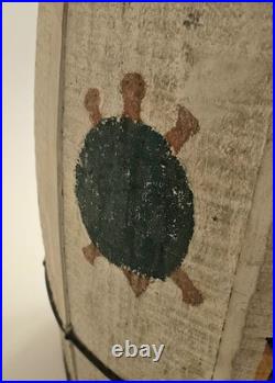 Vint Unami Lenape American Indian Child Handmade TomTom/Drum 1952 Bound Brook NJ