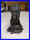 Vintage 17 Sitting Native American Indian Chief Statue Peace Pipe & Headdress