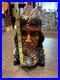 Vintage 1966 Native American Indian Bust UNIVERSAL STATUARY Bookend Statue