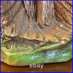 Vintage 1969 Progressive Art Products 22 Ceramic Native American Indian Chief