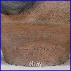 Vintage 1981 PROVINCIAL MOLD NATIVE AMERICAN HEAD BUST INDIAN CHIEF