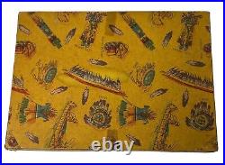 Vintage Bisque Indian Family Native American Boxed Museum