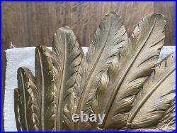 Vintage Large Native American Indian Head Wall Plaque, Weighs 49 Lbs, 6.3 Ou