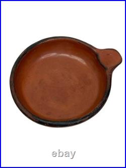 Vintage MARICOPA Redware Pottery ASHTRAY Native American Indian IDA REDBIRD