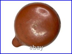 Vintage MARICOPA Redware Pottery ASHTRAY Native American Indian IDA REDBIRD