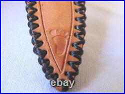 Vintage NATIVE AMERICAN Navajo TURQUOISE Heart Inlaid KNIFE / Letter Opener Case