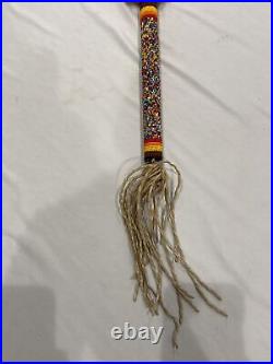 Vintage Native American Ceremonial Antler Stick 24