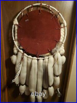 Vintage Native American Craft Indian Dream Catcher Mandella Wall Hanging