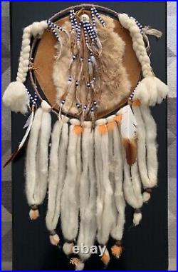 Vintage Native American Dream Catcher Mandala Handmade Southwest 42x19