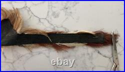 Vintage Native American Feather Headdress Indigenous Native American Bonnet