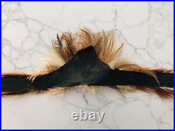 Vintage Native American Feather Headdress Indigenous Native American Bonnet