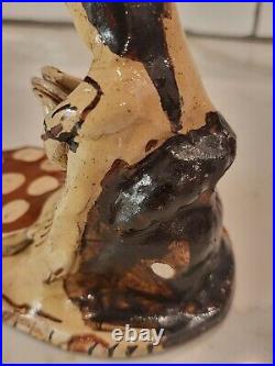 Vintage Native American Glazed Pottery Ceramic Story Teller Ritual Figurine