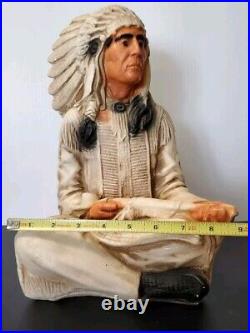 Vintage Native American Indian Chief