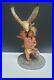 Vintage Native American Indian Chief Figurine with Eagle Statue