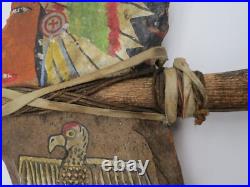 Vintage Native American Indian Hand Painted Souvenir Axe 36