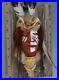 Vintage Native American Inspired 3D Indian Painted Fur Feather Head Wall Decor