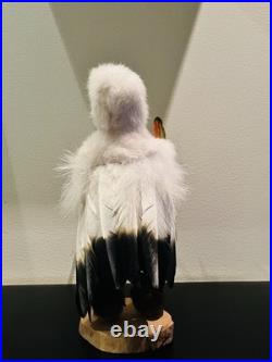Vintage Native American Kachina Doll Eagle Dancer Signed By artist D. Smith