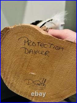 Vintage Native American Kachina Doll Eagle Dancer Signed By artist D. Smith