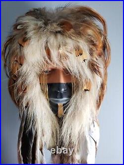 Vintage Native American Mask Spirit Stick R&G Cobain Reproduction