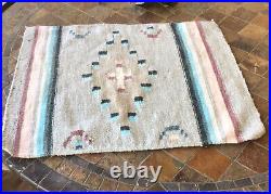 Vintage Native American Navajo rug 33 by 28