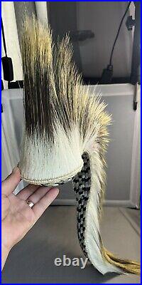 Vintage Native American, Plains Indian Roach Headdress 24 Long
