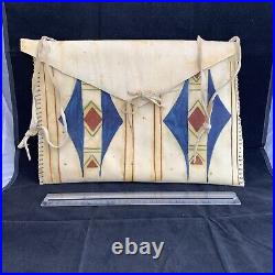 Vintage Native American Rawhide Painted Parfleche Envelope Pouch READ